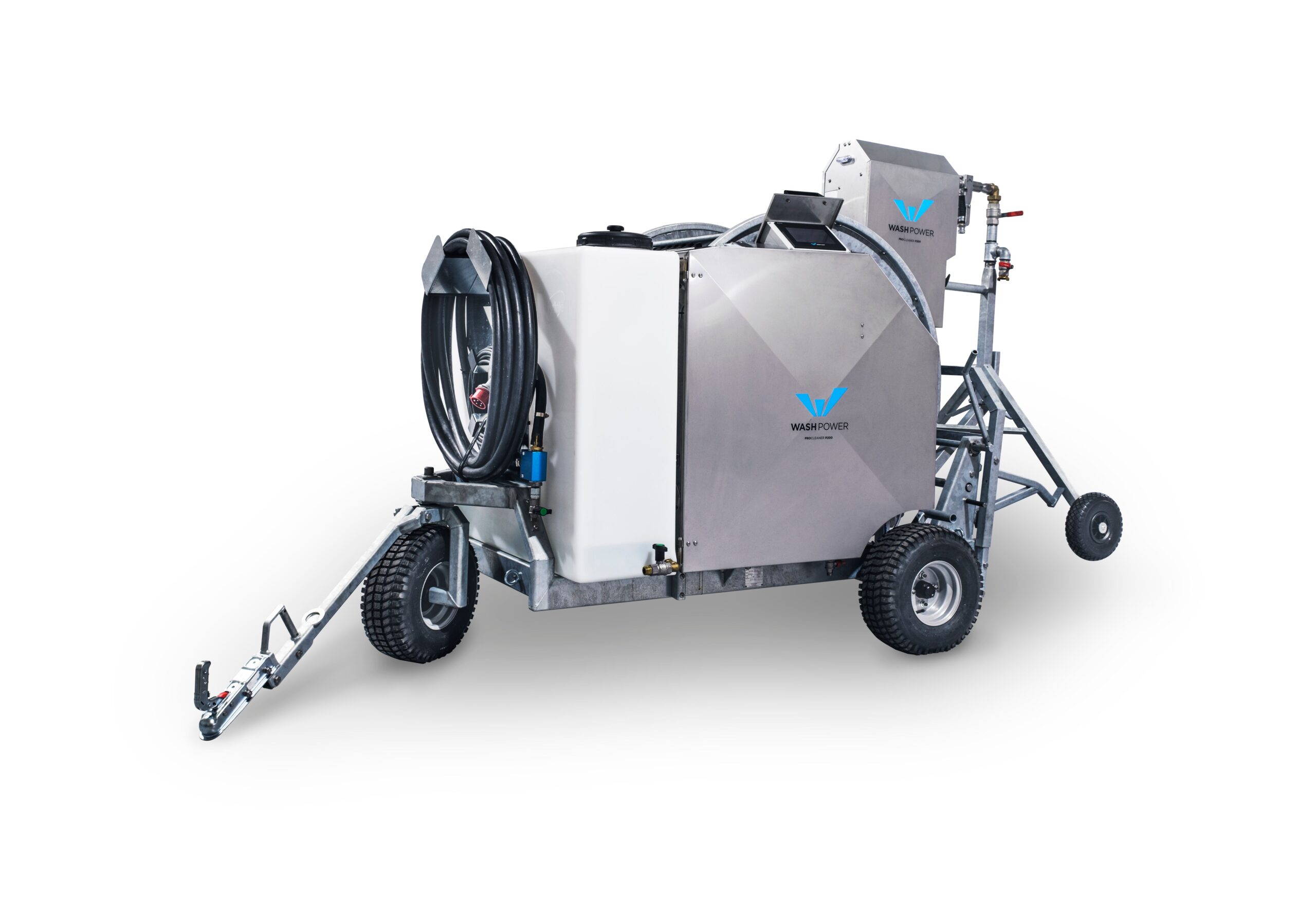 Washpower schoonmaakrobot voor pluimveestallen.