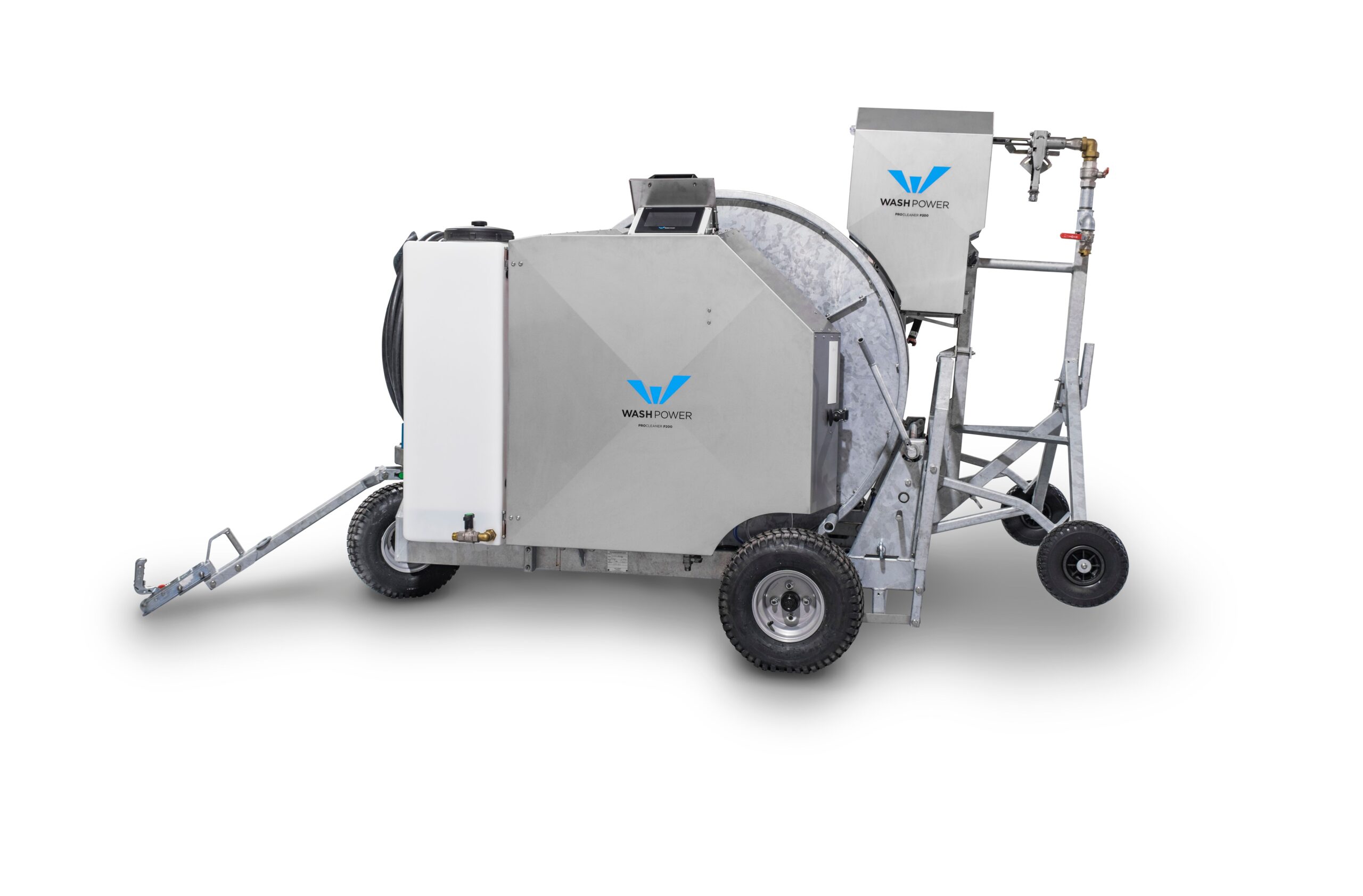 Washpower schoonmaakrobot voor pluimveestallen.