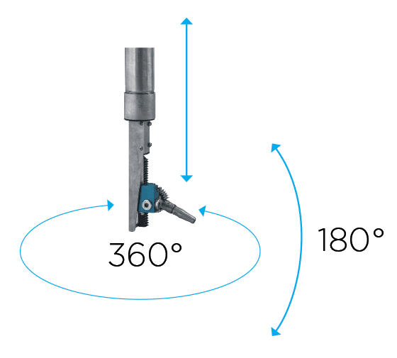 De TankCleaner T100 is een nieuw ontwikkelde wasunit die kan worden gebruikt in veel industriële tanktoepassingen voor efficiënte en slimme reiniging.